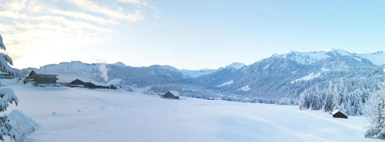 Appartamento Haus Kipfen Sibratsgfäll Esterno foto
