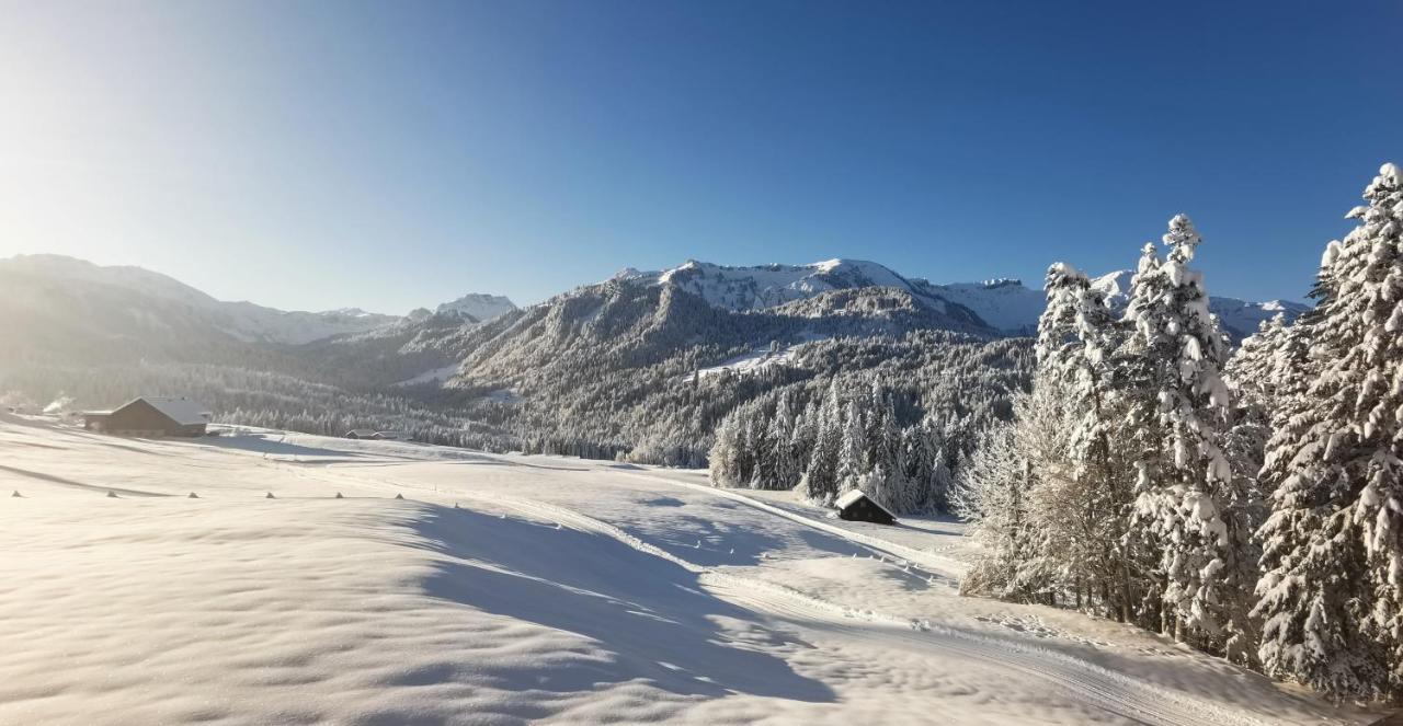 Appartamento Haus Kipfen Sibratsgfäll Esterno foto